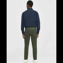 Luca Slim Twill Chinos Made Of Organic Cotton Mix