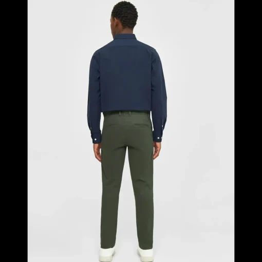 Luca Slim Twill Chinos Made Of Organic Cotton Mix