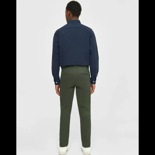 Luca Slim Twill Chinos Made Of Organic Cotton Mix