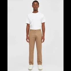 Luca Slim Twill Chinos Made Of Organic Cotton Mix