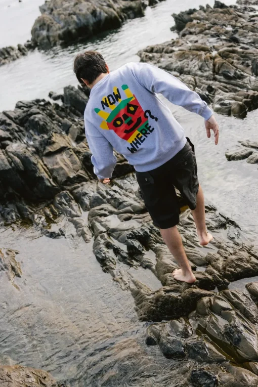 Now Where? Crewneck Made Of Organic Cotton
