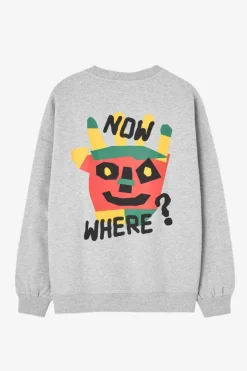 Now Where? Crewneck Made Of Organic Cotton