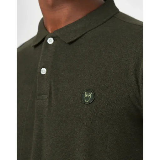Owl Badge Polo Shirt Made Of Organic Cotton