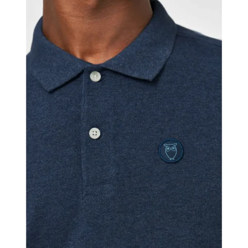 Owl Badge Polo Shirt Made Of Organic Cotton