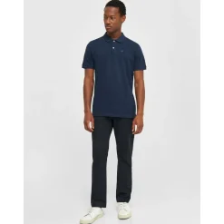 Owl Badge Polo Shirt Made Of Organic Cotton