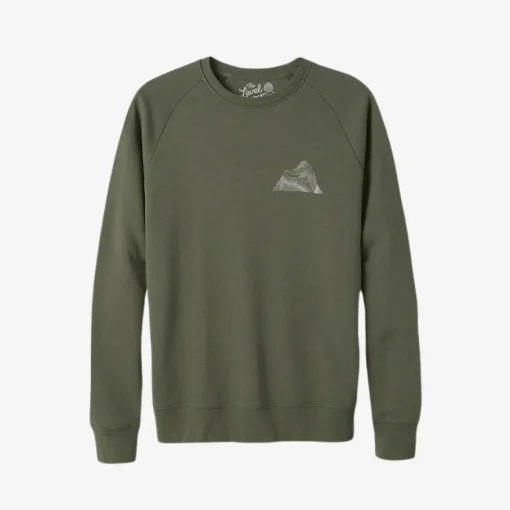 Peaks Sweatshirt Made Of Organic Cotton Mix