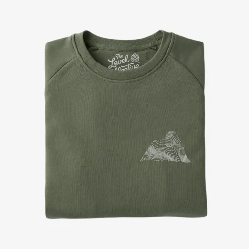 Peaks Sweatshirt Made Of Organic Cotton Mix