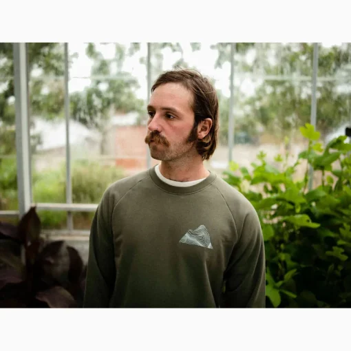 Peaks Sweatshirt Made Of Organic Cotton Mix
