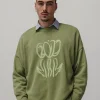 Printed Tulip Sweater Made Of Organic Cotton