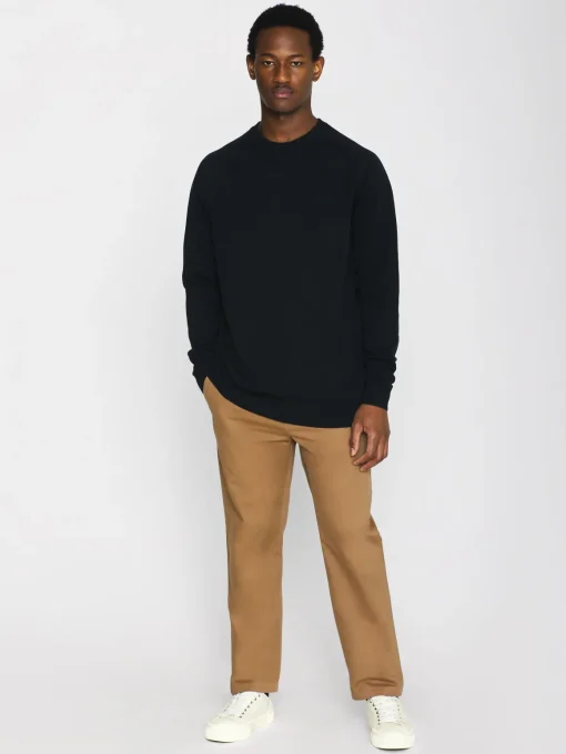 Regular Knit Crew Neck Made Of Merino Wool