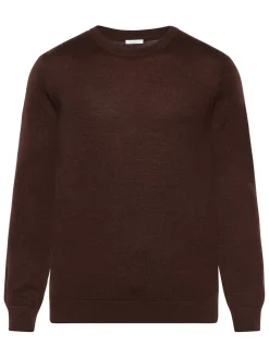 Regular Knit Crew Neck Made Of Merino Wool