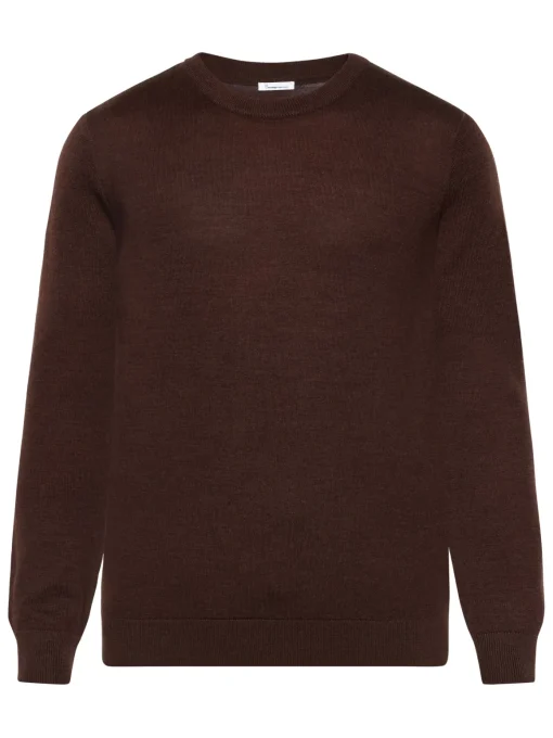 Regular Knit Crew Neck Made Of Merino Wool