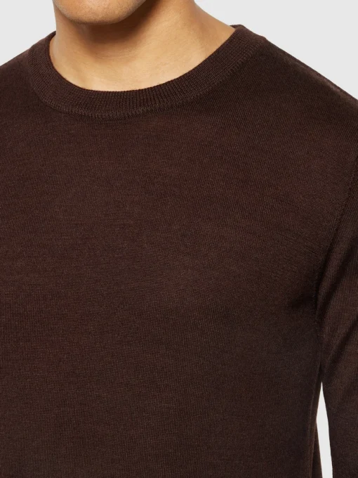 Regular Knit Crew Neck Made Of Merino Wool