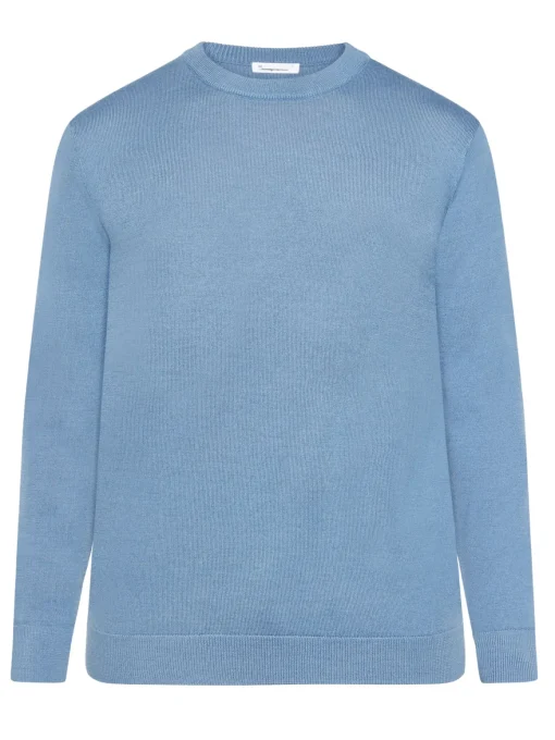 Regular Knit Crew Neck Made Of Merino Wool