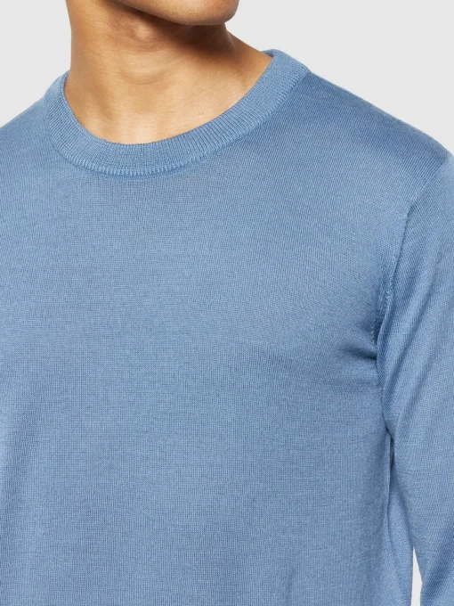 Regular Knit Crew Neck Made Of Merino Wool