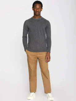 Regular Knit Crew Neck Made Of Merino Wool