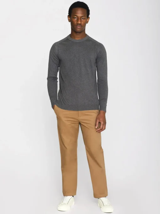 Regular Knit Crew Neck Made Of Merino Wool