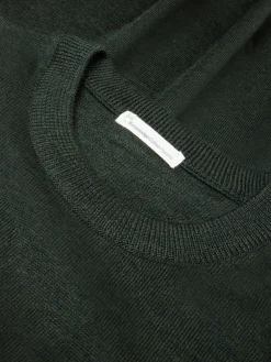 Regular Knit Crew Neck Made Of Merino Wool