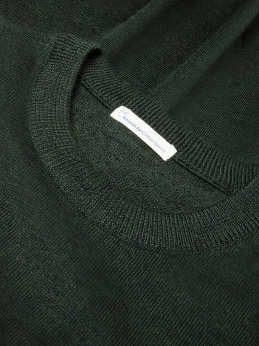 Regular Knit Crew Neck Made Of Merino Wool