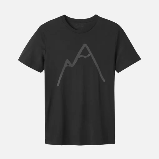 Simple Mountain T-shirt Made Of Organic Cotton