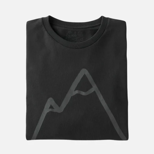 Simple Mountain T-shirt Made Of Organic Cotton