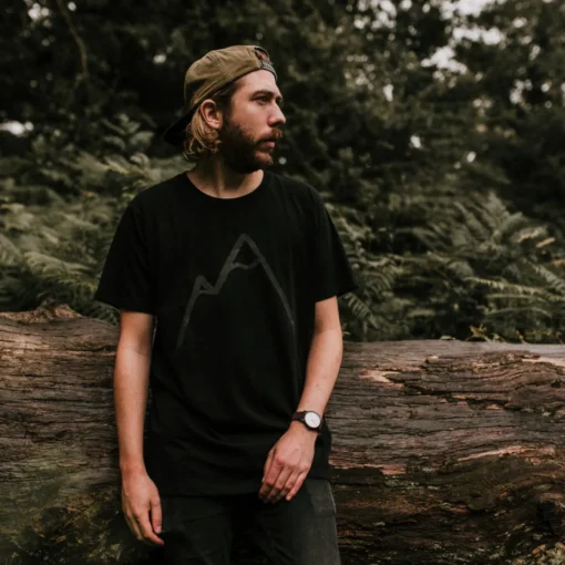 Simple Mountain T-shirt Made Of Organic Cotton