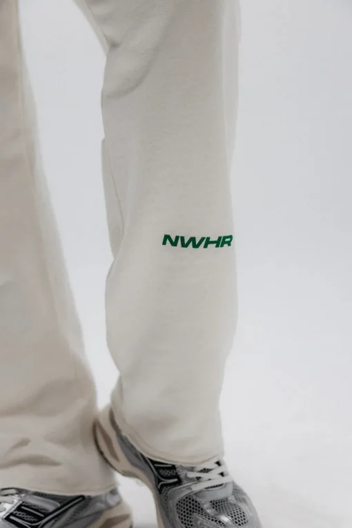 Soft Navy Open Bottom Pants Made Of Organic Cotton