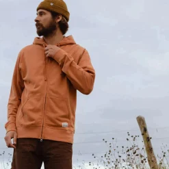 Tobias Midweight Zip Hoodie Made Of Organic Cotton