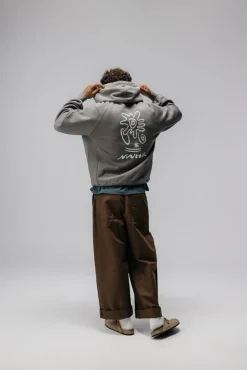 Tribal Shapes Hoodie Made Of Organic Cotton