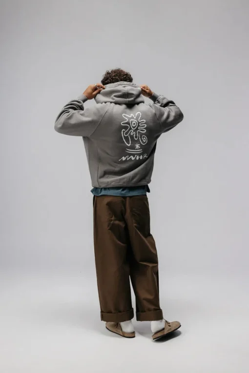 Tribal Shapes Hoodie Made Of Organic Cotton