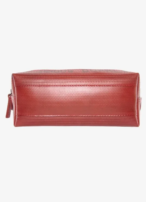 Washbag Medium - Red Made Of Firehose/Parachute silk