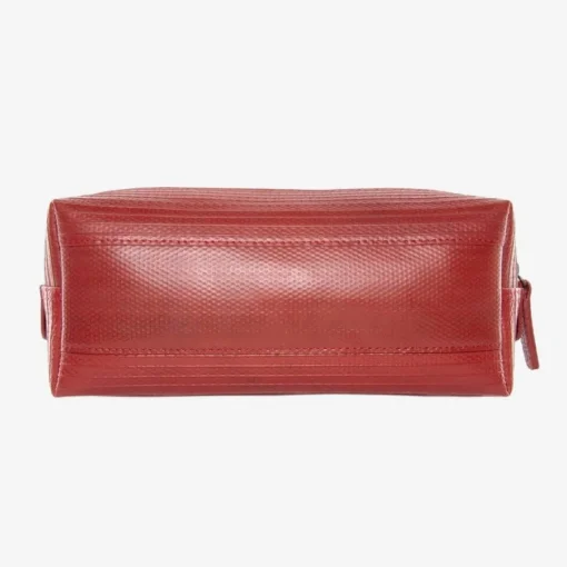 Washbag Medium - Red Made Of Firehose/Parachute silk