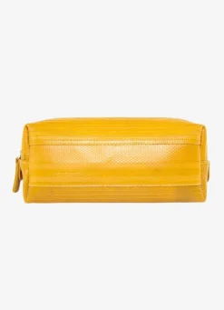 Washbag Medium - Yellow Made Of Firehose/Parachute silk