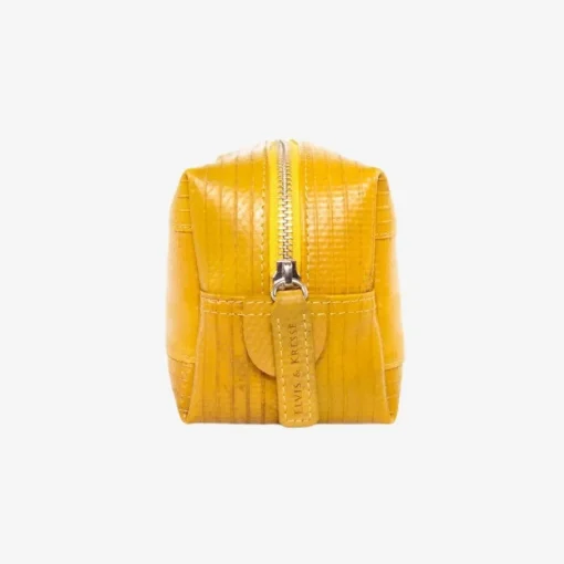 Washbag Medium - Yellow Made Of Firehose/Parachute silk