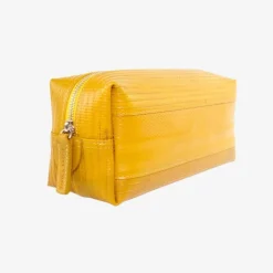 Washbag Medium - Yellow Made Of Firehose/Parachute silk