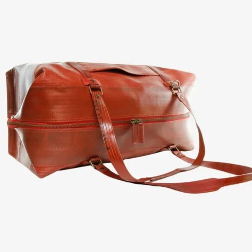Weekend Bag Red Made Of Firehose/Parachute silk
