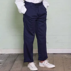 Work Trousers - Navy Made Of Cotton