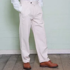 Work Trousers - Navy Made Of Cotton