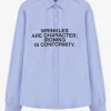 Wrinkles Oversize Shirt Made Of Organic Cotton