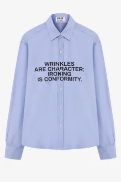 Wrinkles Oversize Shirt Made Of Organic Cotton