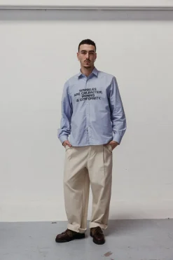 Wrinkles Oversize Shirt Made Of Organic Cotton