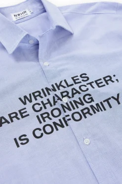 Wrinkles Oversize Shirt Made Of Organic Cotton