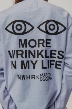 Wrinkles Oversize Shirt Made Of Organic Cotton